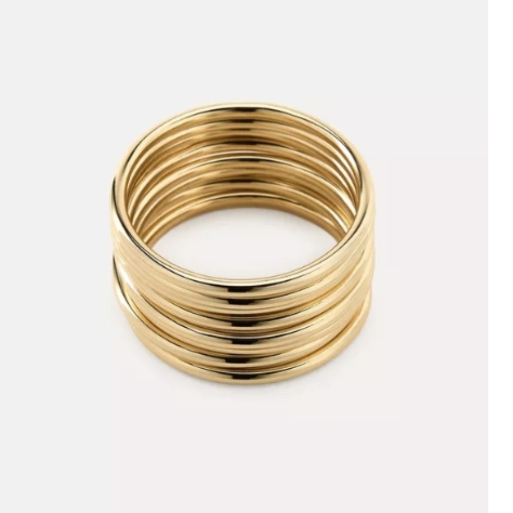 ZARA PACK OF METAL BRACELETS - Picture 3 of 5